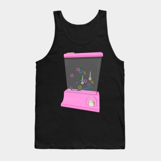 Pink Waterful Ring Toss Tank Top